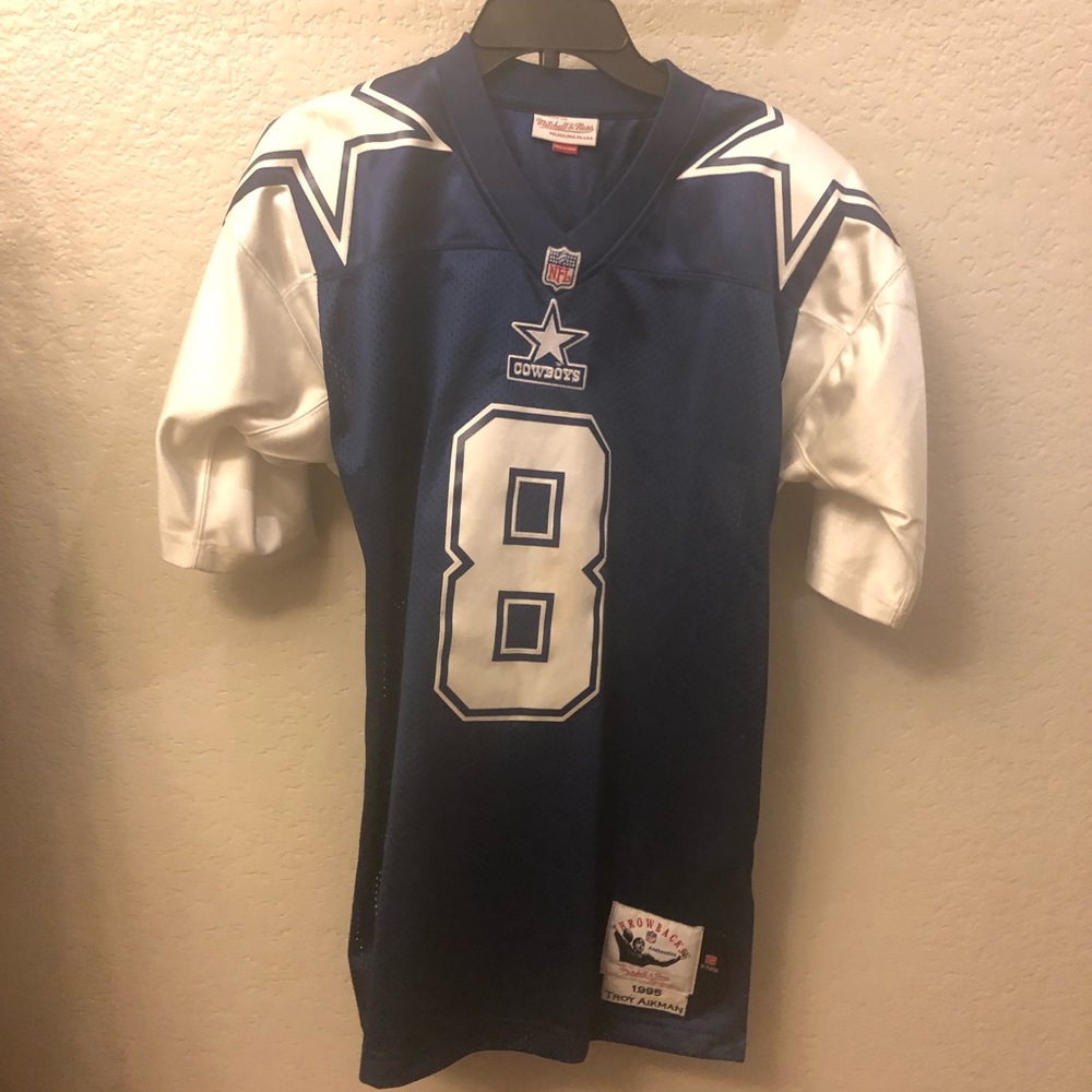 Dallas Cowboys Mitchell & Ness Troy Aikman Jersey